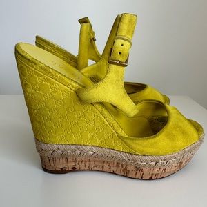 Gucci Wedge Espadrille size 36